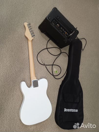 Электрогитара + комбоусилитель+ кабель + чехол