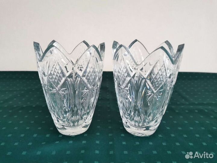 Хрустальные вазы и салатники Чехословакия