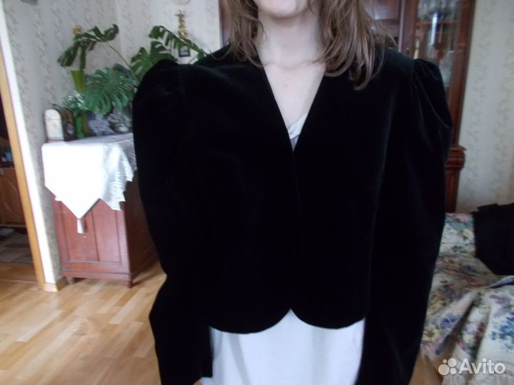 Жакет женский бархатный