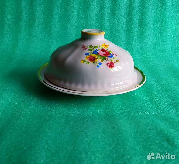 Тарелка масла/сыра. Дулево. 1960/70 г