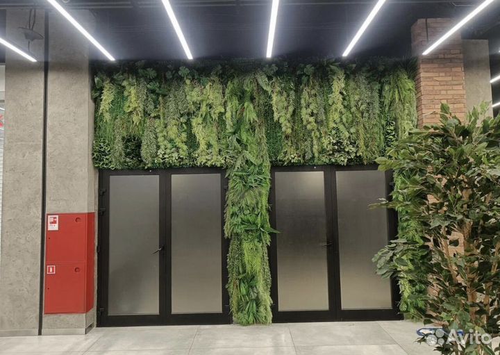 Вертикальное озеленение с использованием искусстве