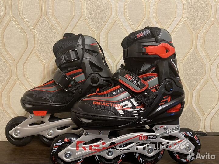 Ролики,комплект для роликов детские Reaction