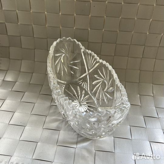 Салатник хрустальный 
