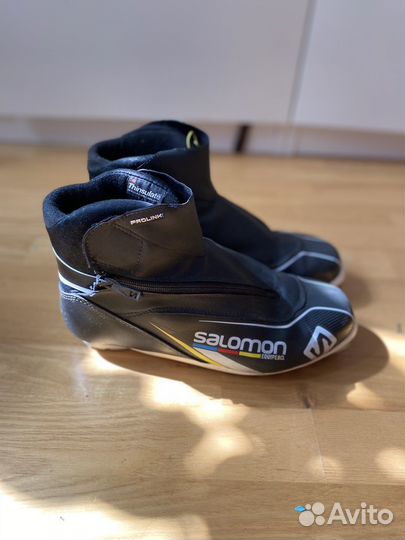 Лыжные ботинки salomon prolink