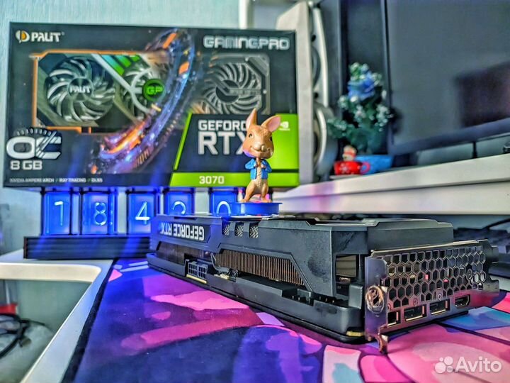 Видеокарта Palit RTX 3070 Gaming Pro OC 8 Гб