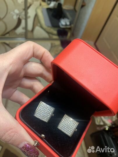 Серьги серебро 925