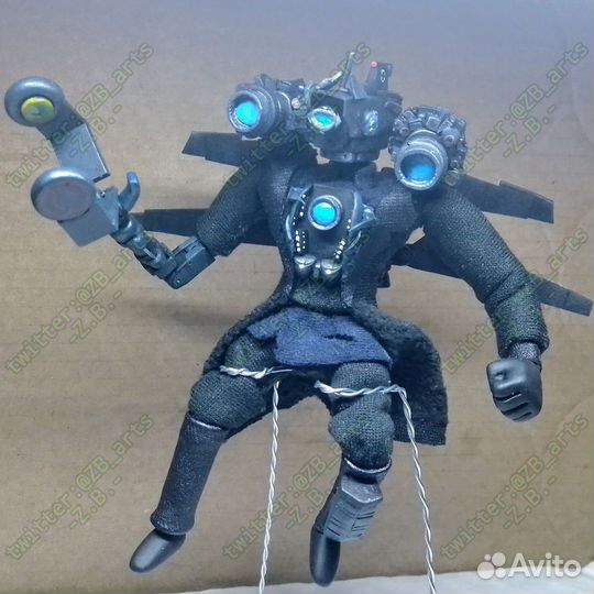 Набор фигурок 3 титана из skibidi toilet