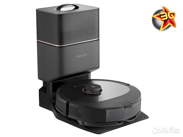 Робот-пылесос Roborock Q8 Max Plus Black Новый