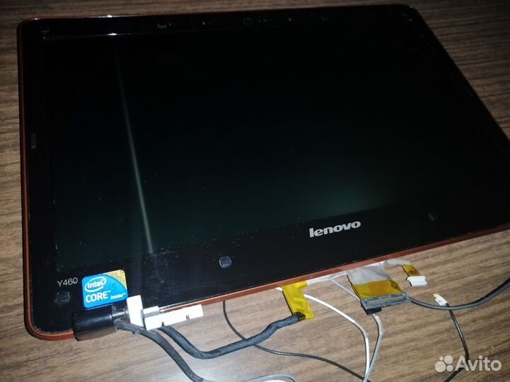 Дисплей lenovo Y460 с камерой,шлейф,антены,и т.д