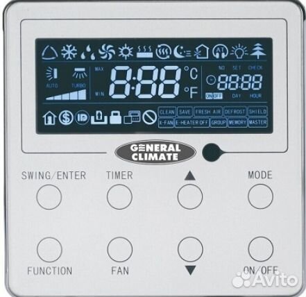 Кассетная VRF система General Climate GC-G50/4cran