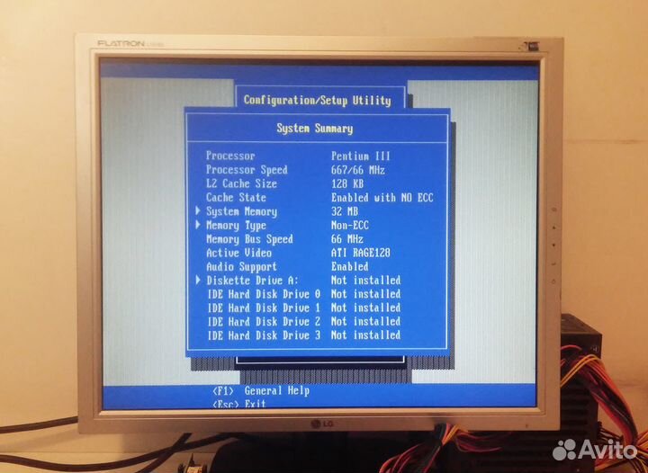 Ретро-сборка IBM Pentium III Slot1