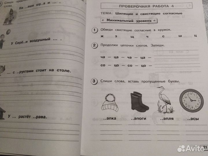 Рабочие тетради, прописи, проверочные овз 1 2 3 кл