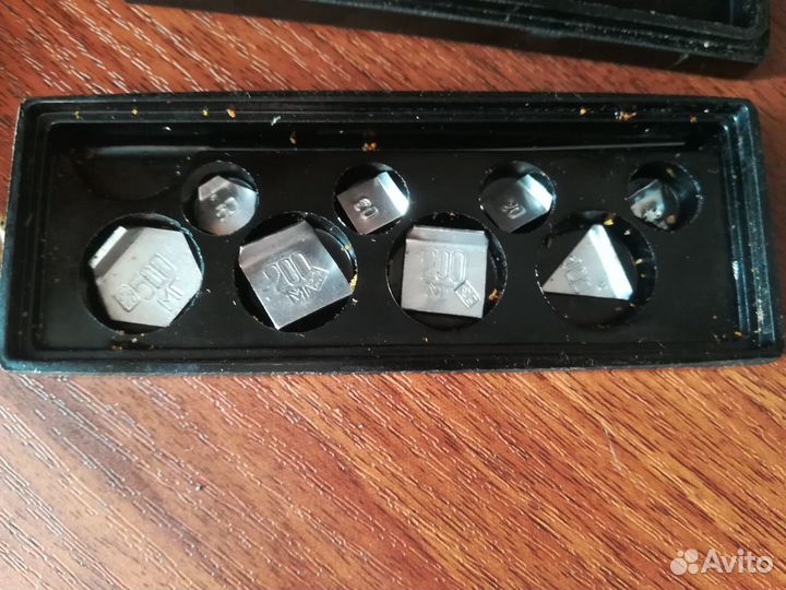 Набор гирь миллиграммовых