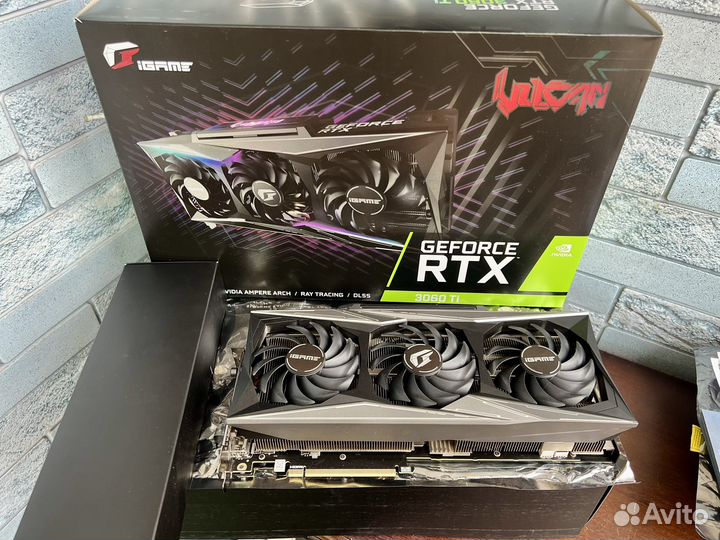 Видеокарта Rtx 3060 Ti 8GB Palit Dual OC/Пломба