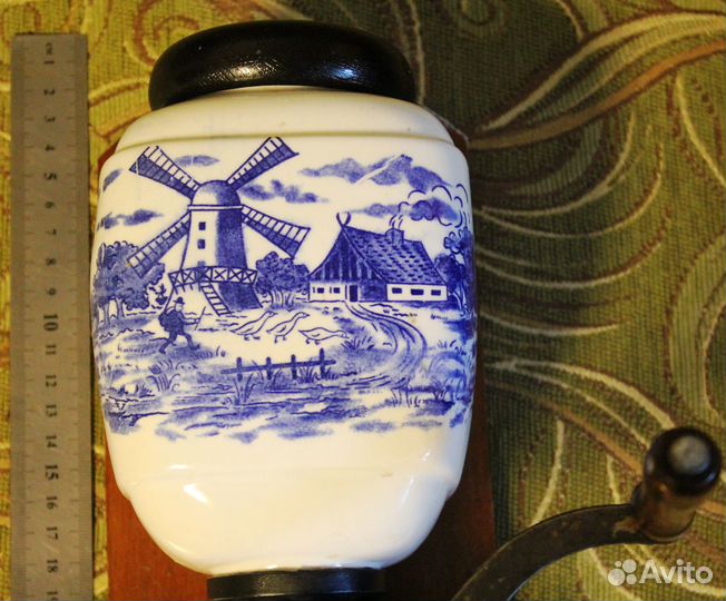 Ручная настенная кофемолка Делфт Голландия