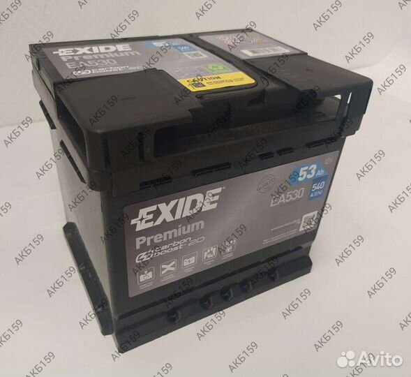 Аккумулятор Exide 53Ач 530А