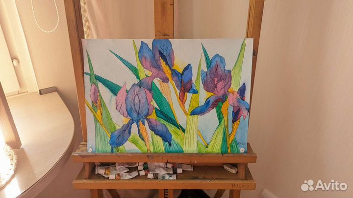 Картина / постер ручная работа/ акварель