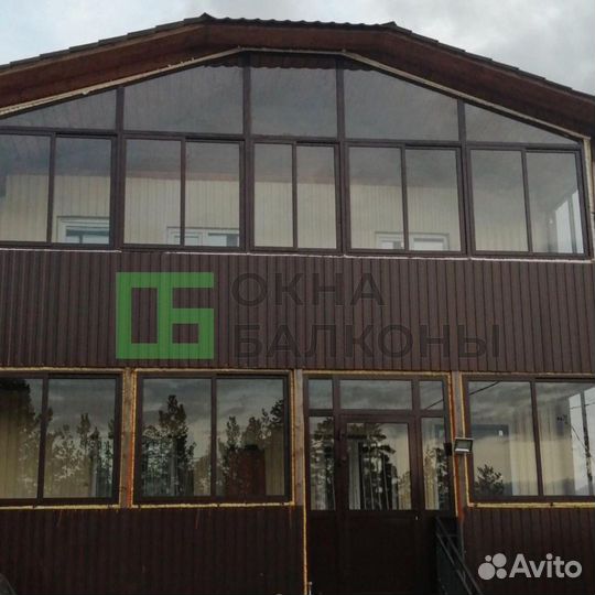 Остекление балконов. Окна пвх