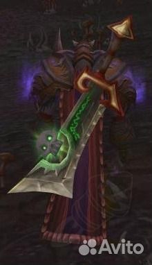 Брелок на ключ, копии меча Ashbringer из WOW