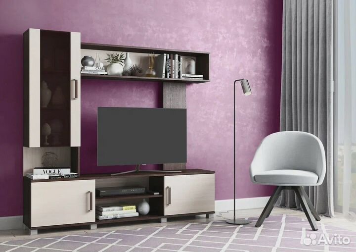 Стенка в гостиную Соло 7