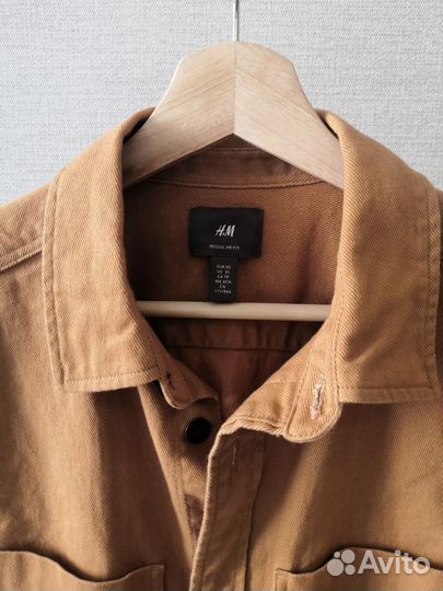 Плотная рубашка оверсайз H&M