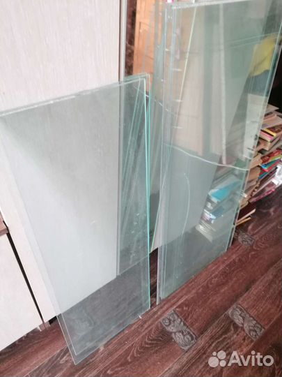 Стеклянные полки, двери