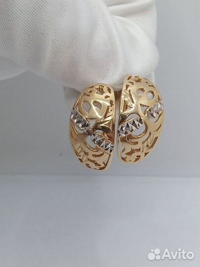 Серьги Золото