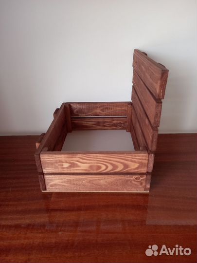 Деревянные ящики для подарков и флористики