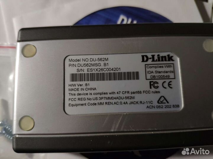 Модем d-link du-562m