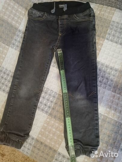 Джинсы утепленные для мальчика 116