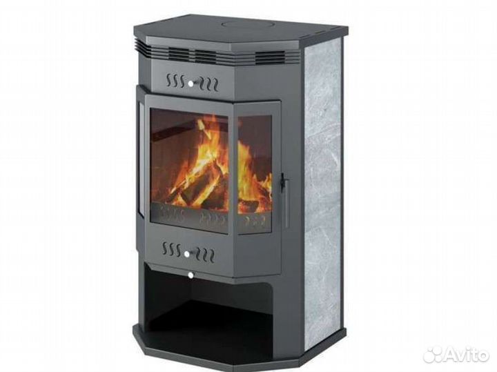 Печь-Камин aston 12 кВт (200 м3) Призматик