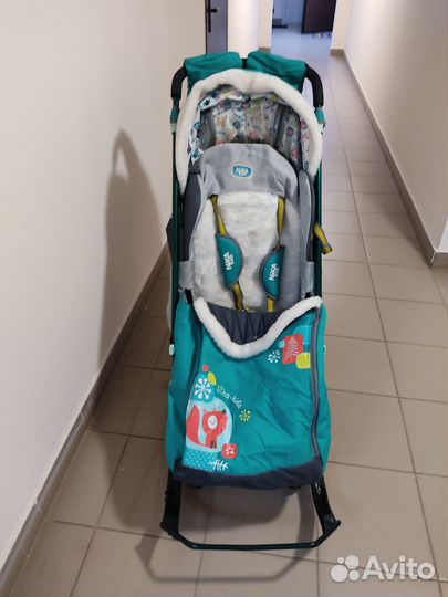 Санки коляска ника