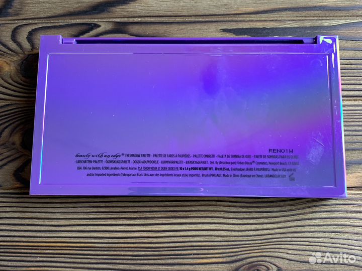 Палетка теней urban decay afterdark