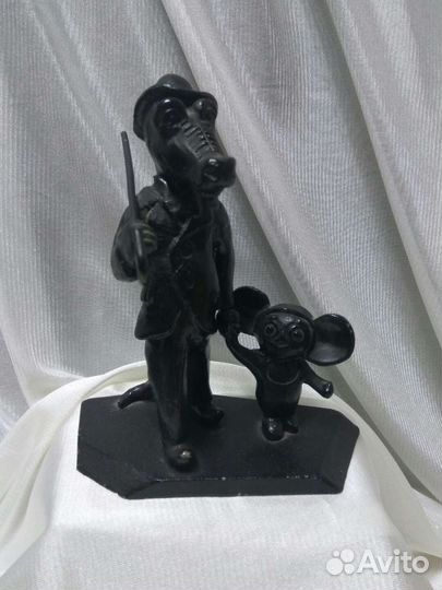 Фигурка крокодил Гена и чебурашка