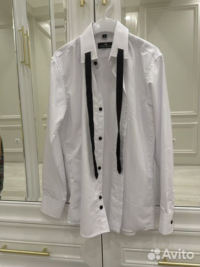 Белая рубашка на мальчика на 8-9 лет