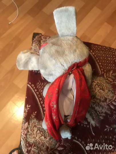 Новый волчонок с молнией на спине для подарка