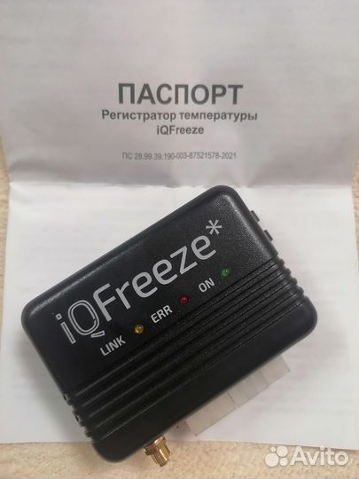 Регистратор температуры iQFreeze
