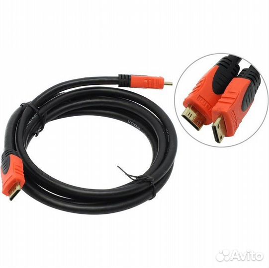 Кабель hdmi-minihdmi 3м V1.4 vcom с золотыми конта