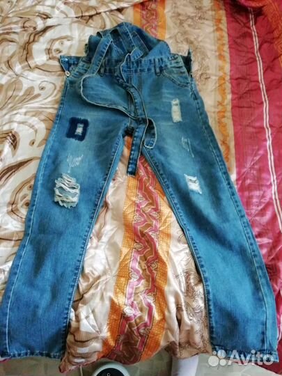 Джинсовый комбинезон женский 42-44 новый