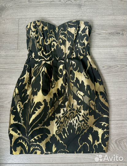 Жаккардовое коктейльное платье H&M