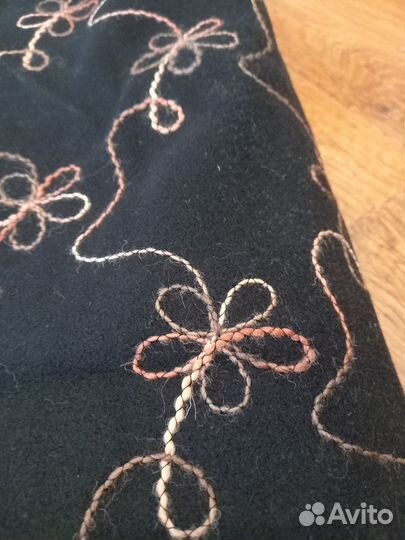 Ткань драп. Шерсть. 4 метра. Красивый, вышит цвета