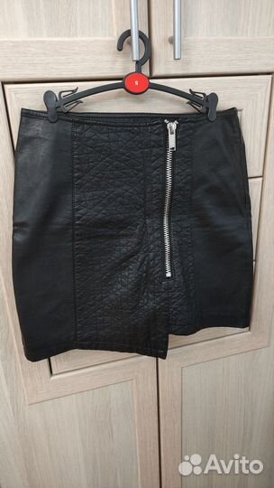 Кожаная юбка