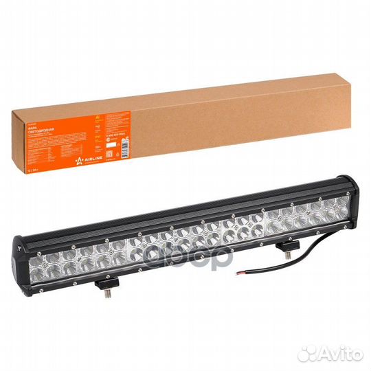 Фара светодиод.(балка)двухрядная, 42 LED комбин