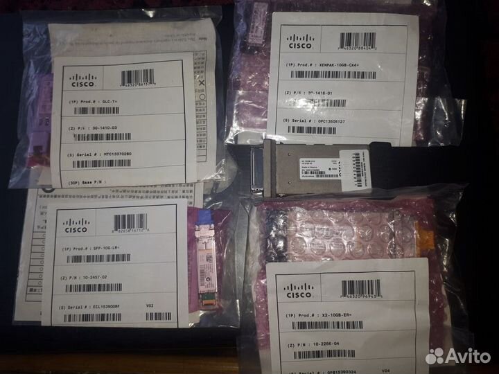 SFP модули cisco xenpak 10 GB, GLC. huawei, avago