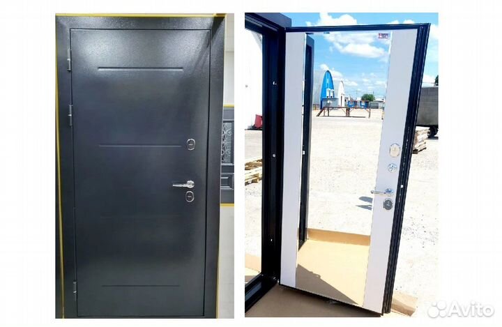 Дверь входная 11см «Изотерма-Зеркало» уличная