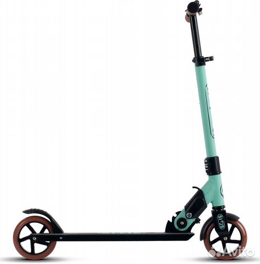Самокат sitis DIO 145 (2023) черно-мятный Kra57
