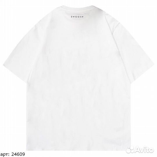 Футболка Nike big Swoosh белая