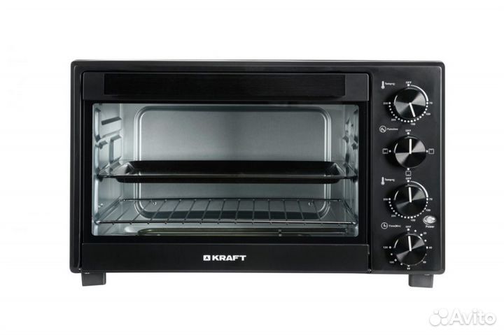 Печь электрическая Kraft KFC-MO 380 HBL Графит