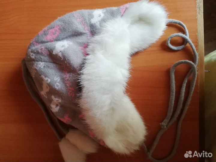 Зимняя шапка детская размер 46