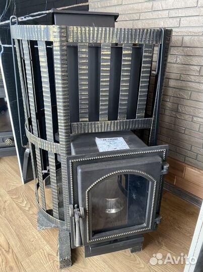 Банная печь для бани Везувий Ураган ковка 16 (270)